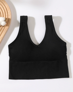 Women's Wireless Backless Longline Bra