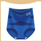 High Waist Tummy Control Breathable Mesh Cross Seamless Hip Lifting Briefs