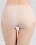 Women's Pure Cotton Stretch Mid-waist Soft Panties