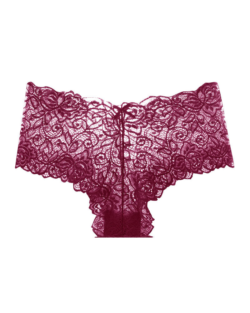 European And American Style Sexy Lace Women's Low-Lise Seamless Cut-Out Briefs