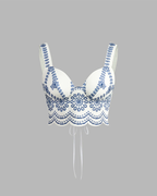 Summer Bohemian Printed Tie-Front Two-Piece Dress Set