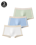 Men's Mid-Rise Simple Breathable Boxer Briefs