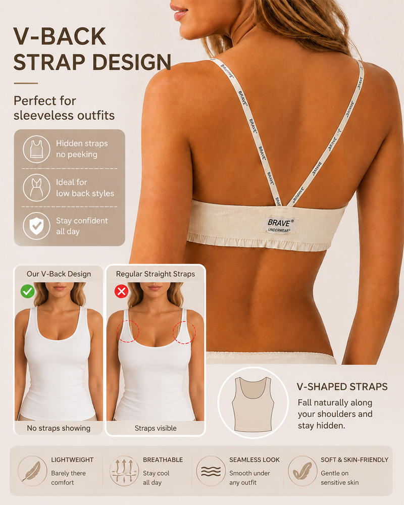 Front Closure Seamless Back-Smoothing Push-Up Bra