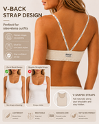 Front Closure Seamless Back-Smoothing Push-Up Bra