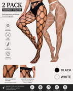 Sexy High-Waisted Diamond Fishnet Bodystocking