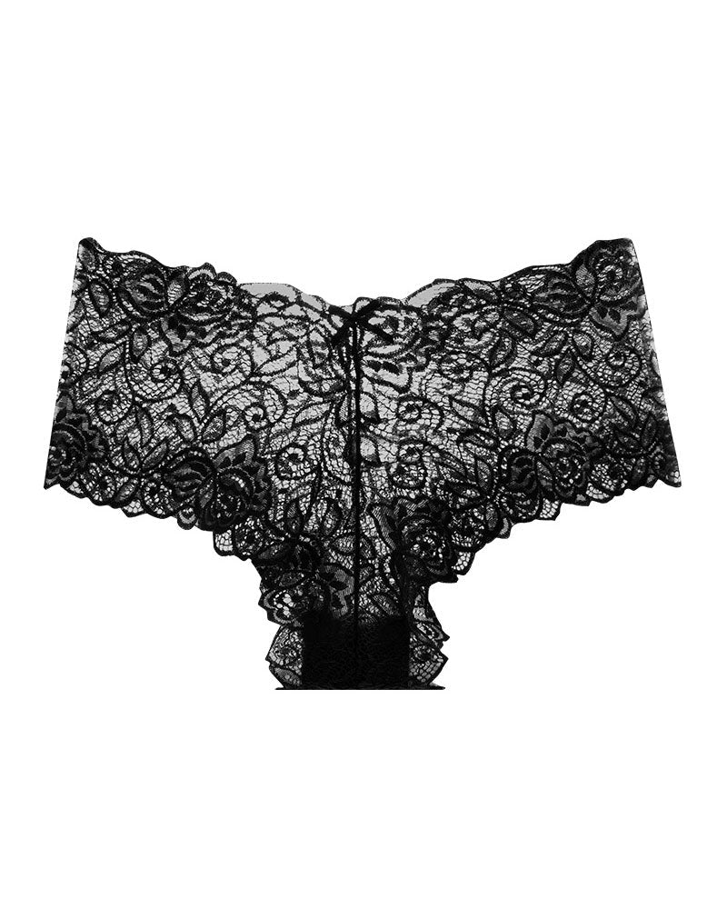 European And American Style Sexy Lace Women's Low-Lise Seamless Cut-Out Briefs