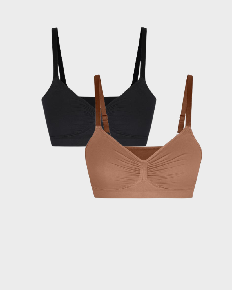Damen Vollabdeckender Nichtgepolsterter Drahtloser Form-BH