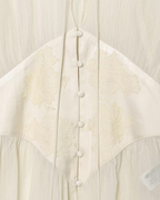 Casual Sheer Chiffon Corset Shirt