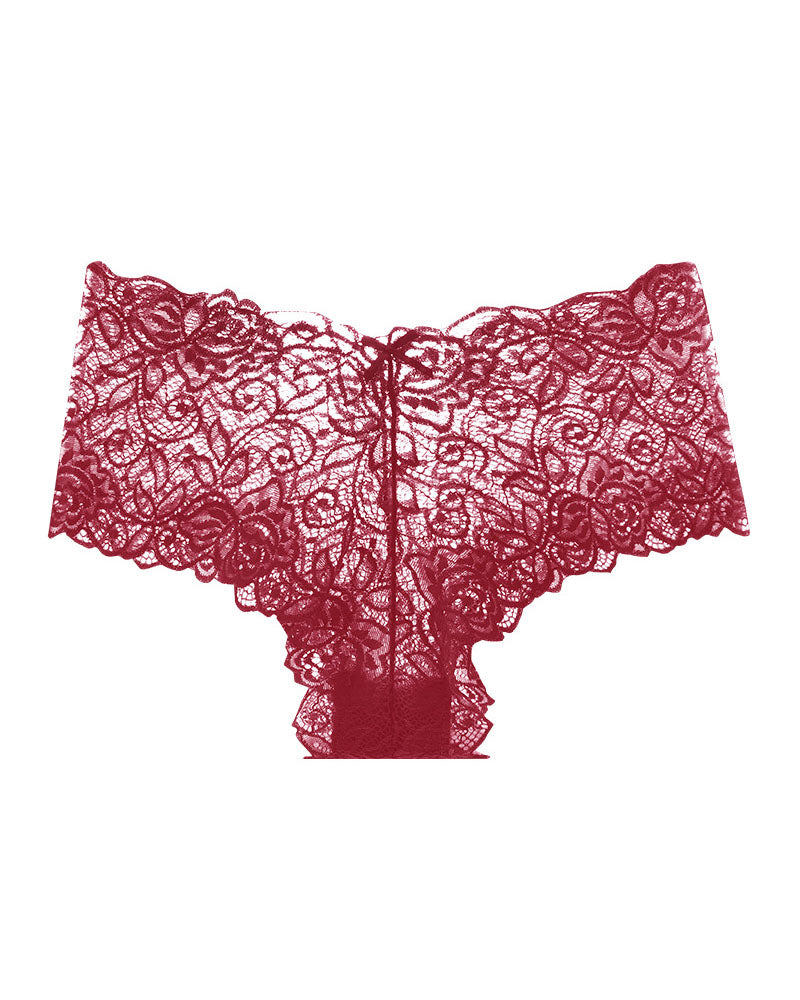 European And American Style Sexy Lace Women's Low-Lise Seamless Cut-Out Briefs