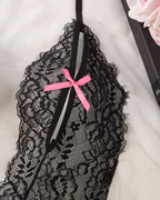 Sexy Lace Sheer Halter Teddy Bodysuit