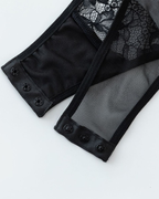 Sexy Leopard Print Lace Patchwork Push-Up Shaping Bodysuit