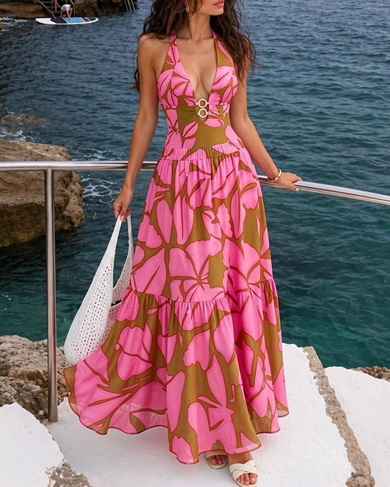 Bandeau Colorblock Detachable Shoulder Strap Swimsuit Set