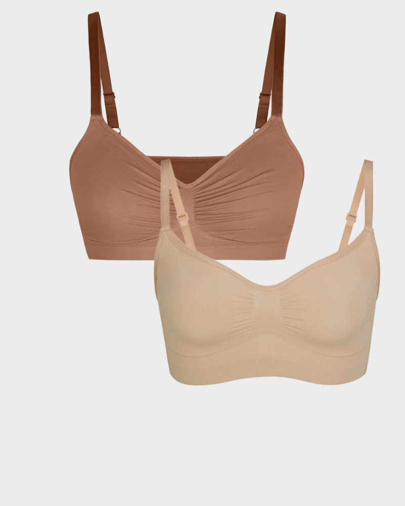 Damen Vollabdeckender Nichtgepolsterter Drahtloser Form-BH