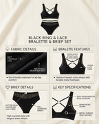 Plus Size Strappy Polka Dot Mesh Cutout Lingerie Set
