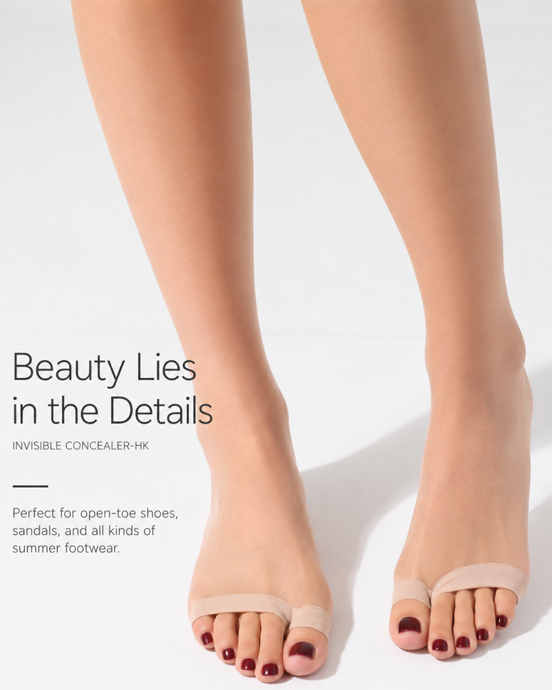 Ultra-Thin Open-Toe Sheer Pantyhose