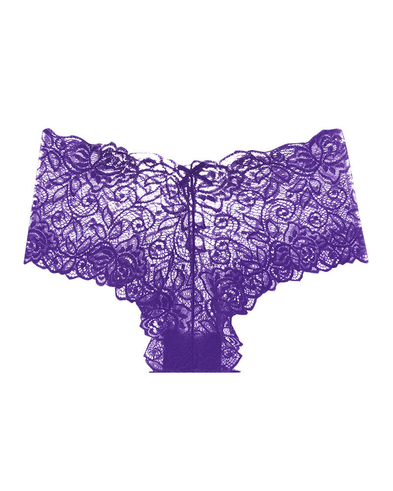 European And American Style Sexy Lace Women's Low-Lise Seamless Cut-Out Briefs