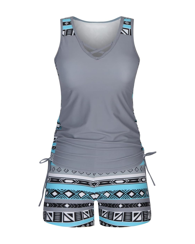 Quick-dry Hot Spring Beach Two-Piece Set