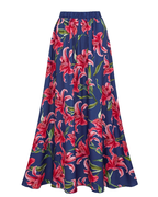 Iris Print Various Ways To Wear Swimsuit Set