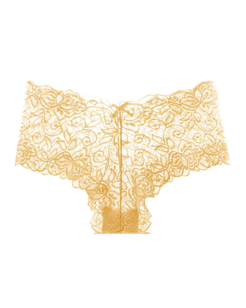 European And American Style Sexy Lace Women's Low-Lise Seamless Cut-Out Briefs