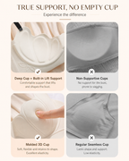 2-Pack Seamless Lightweight Lift Bras