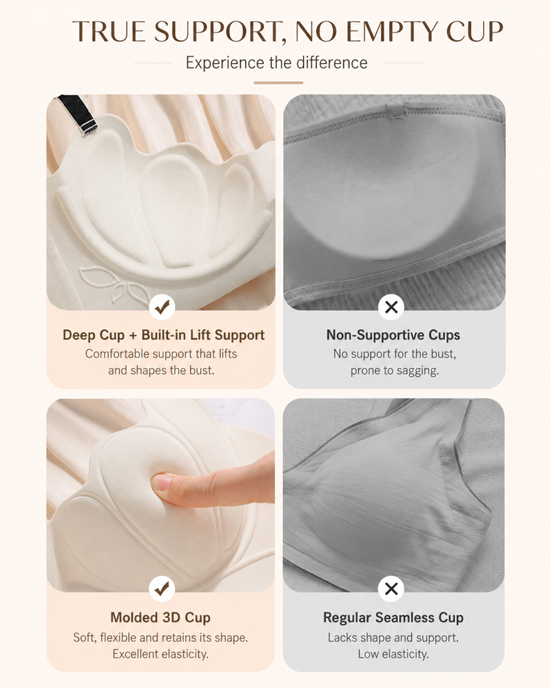 2-Pack Seamless Lightweight Lift Bras