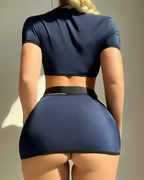 Sexy Police Officer Cosplay Lingerie Set