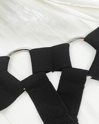 Sexy Double Side Strap Metal Ring G-String