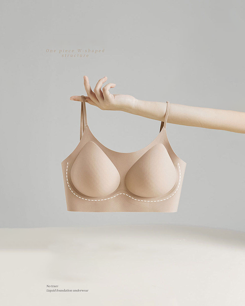 Seamless Two-Way Wear Convertible Bra With Adjustable