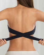 Women's Strapless Bra with Cross Side Buckle Bras