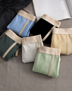 Men's Mid-Rise Simple Breathable Boxer Briefs