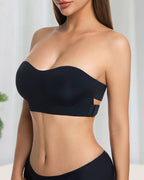 Women's Strapless Bra with Cross Side Buckle Bras