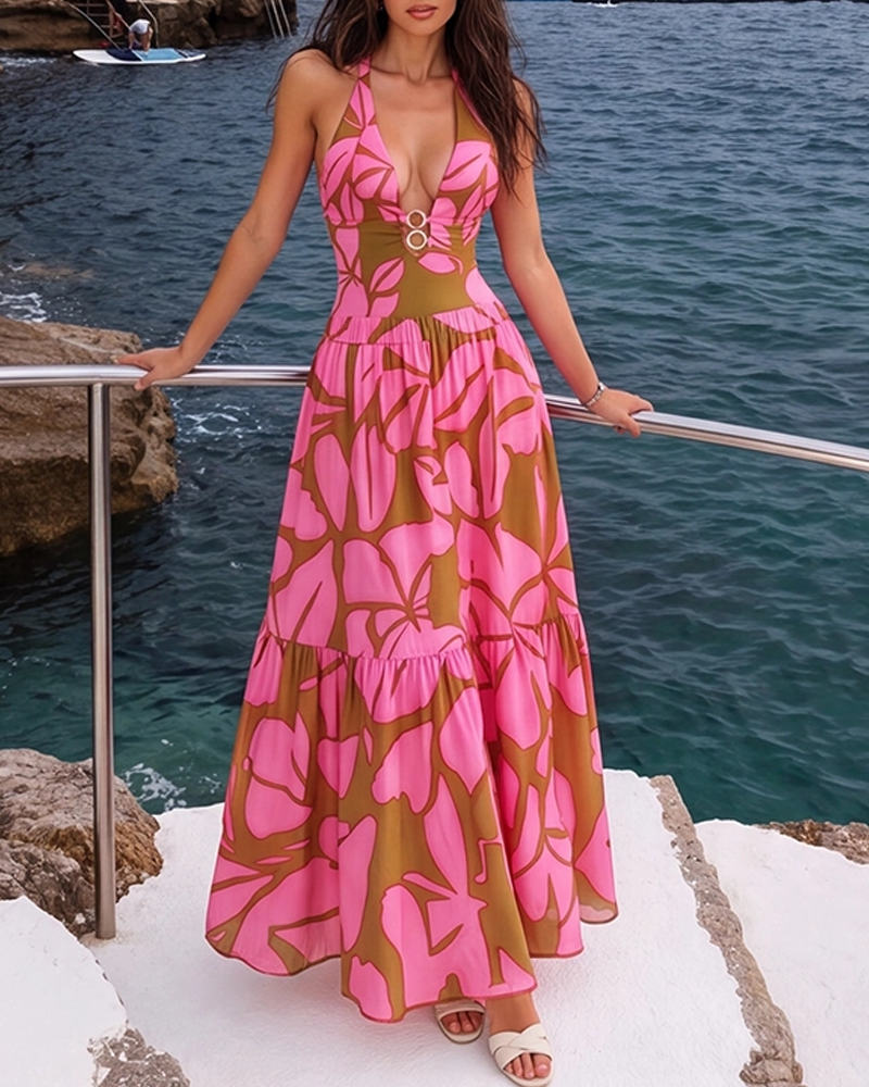 Bandeau Colorblock Detachable Shoulder Strap Swimsuit Set