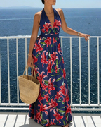 Iris Print Various Ways To Wear Swimsuit Set