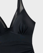 Slimming Mesh Sheer Sarong Wraps Bathing Suit