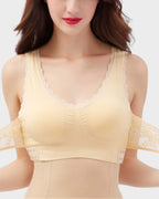 Floralshe® Breathable Comfort Push Up Lace Bra