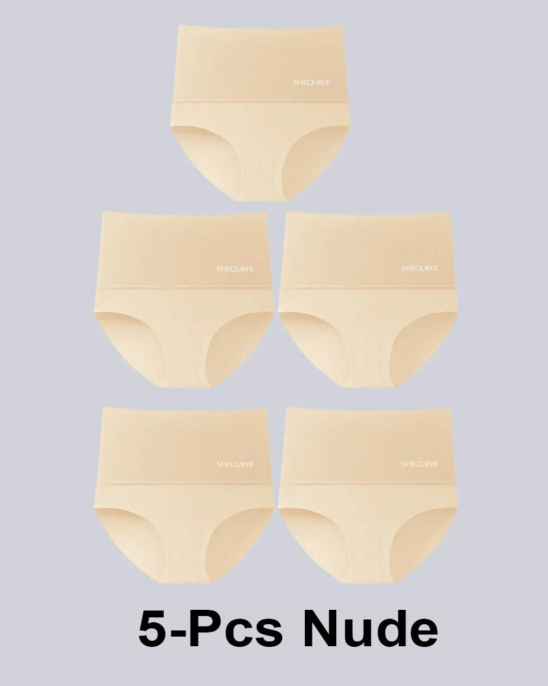 5er-Pack Hohe Taille Bauchkontrolle Slips