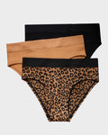 Seamless Knitted Low-Rise Brief Panty