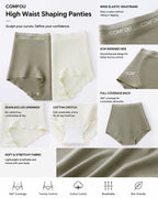 Five-Pack Mid Waist Pure Cotton High Elasticity Breathable Briefs