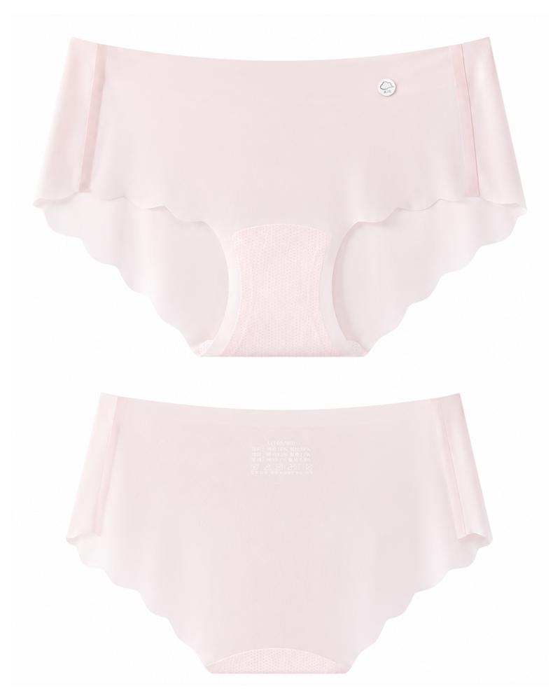 Ultra-Thin Ice Silk Antibacterial Seamless Panties