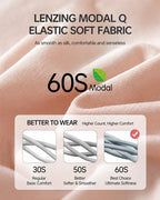 5-Pack Mid Waist Seamless Modal Silk Antibacterial Crotch Briefs