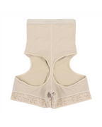High-Waisted Hip-Lifting Lace Boxers