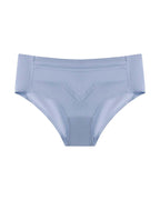 Mid-Waist Ice Silk Naked Invisible Underwear