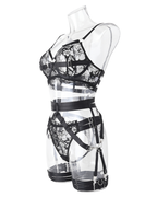 Sheer Strap Erotic Lingerie Set