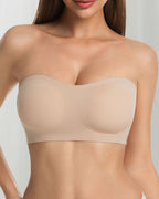 Women's Strapless Bra with Cross Side Buckle Bras