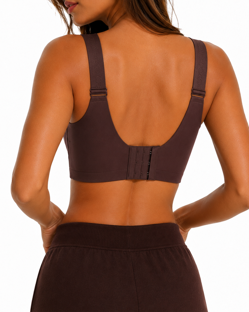 Wireless Seamless Push-Up Bra with Side Support