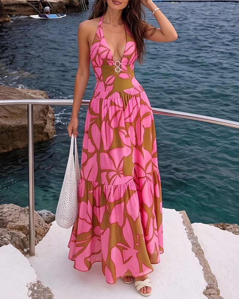Bandeau Colorblock Detachable Shoulder Strap Swimsuit Set