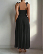 Sexy Printed Split Hem Maxi Nightdress