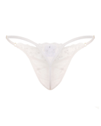 Underwire Push-Up Mesh Lace Spliced Fitted Nightgown