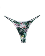 Double-Layer String Cotton T-Back Thong