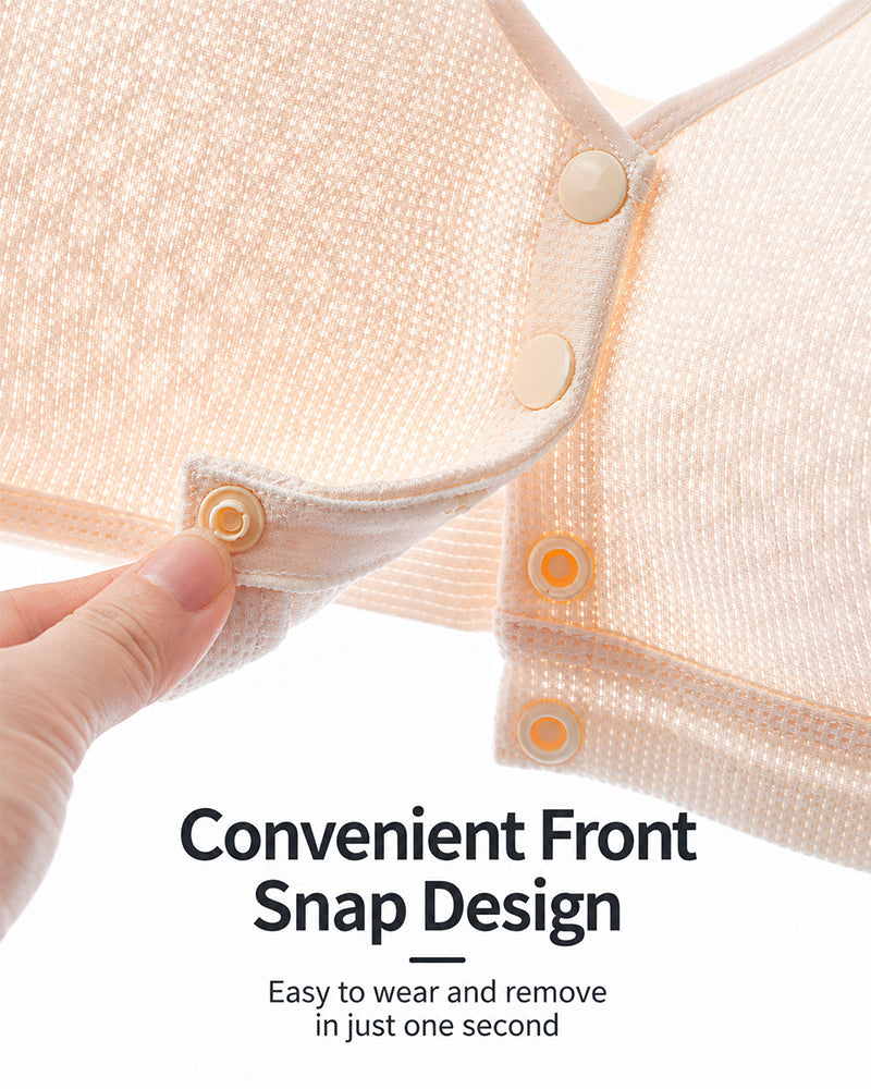 Front Closure Ultra-thin Breathable Mesh Seamless Wire-free Vest Bra